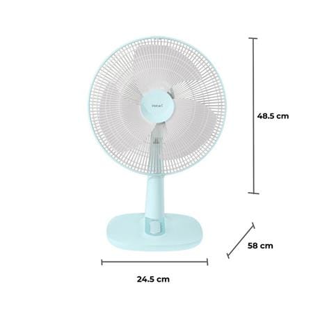 พัดลมตั้งโต๊ะ 16 นิ้ว HATARI T16M1 สีฟ้า_4