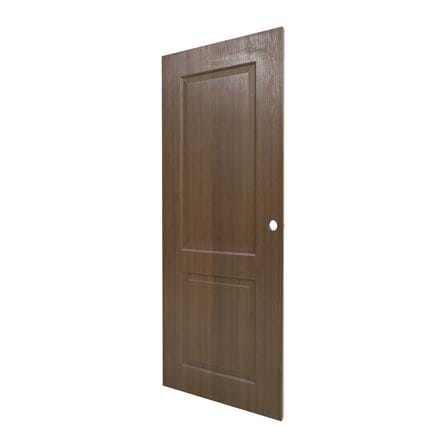 ประตูภายใน UPVC AZLE PZ04 80X200 ซม. สี CHOCOLATE เจาะลูกบิด_1