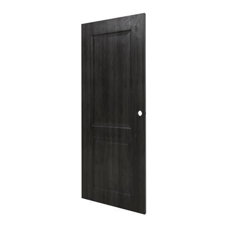 ประตูภายใน UPVC AZLE PZ04 80X200 ซม. สี SMOKE GREY เจาะลูกบิด_1