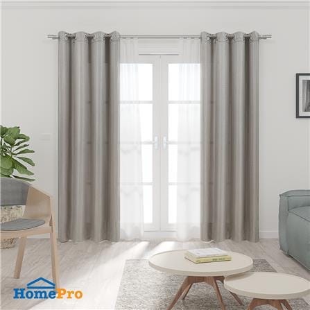 ผ้าม่าน EYELET HOME LIVING STYLE TERRA UV 130X220 ซม. สีน้ำตาล_6