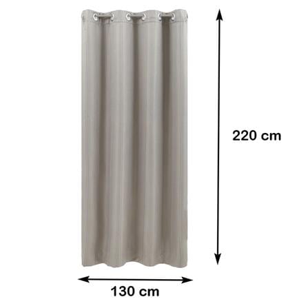 ผ้าม่าน EYELET HOME LIVING STYLE TERRA UV 130X220 ซม. สีน้ำตาล_8
