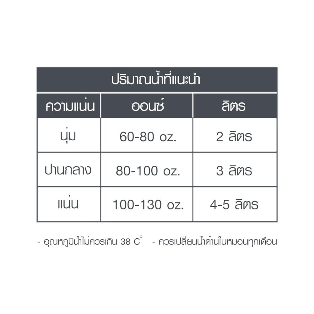 หมอนน้ำ HOME LIVING STYLE VARI 19x29 นิ้ว สีขาว