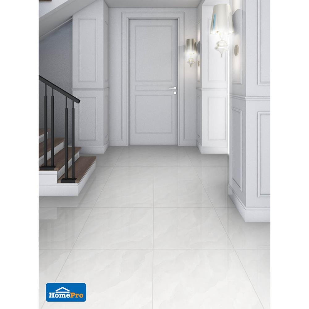 กระเบื้องพื้น 60x60 ซม. TARA ลูเซียโน่ ไวท์ 1.44M2