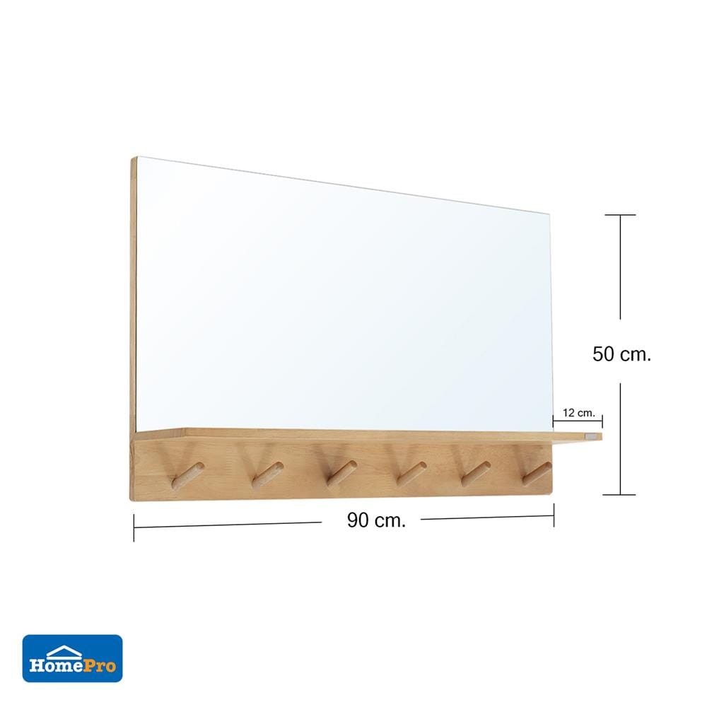 กระจกเงาชั้นวาง MOYA TK-ML-A03 90X50 ซม.