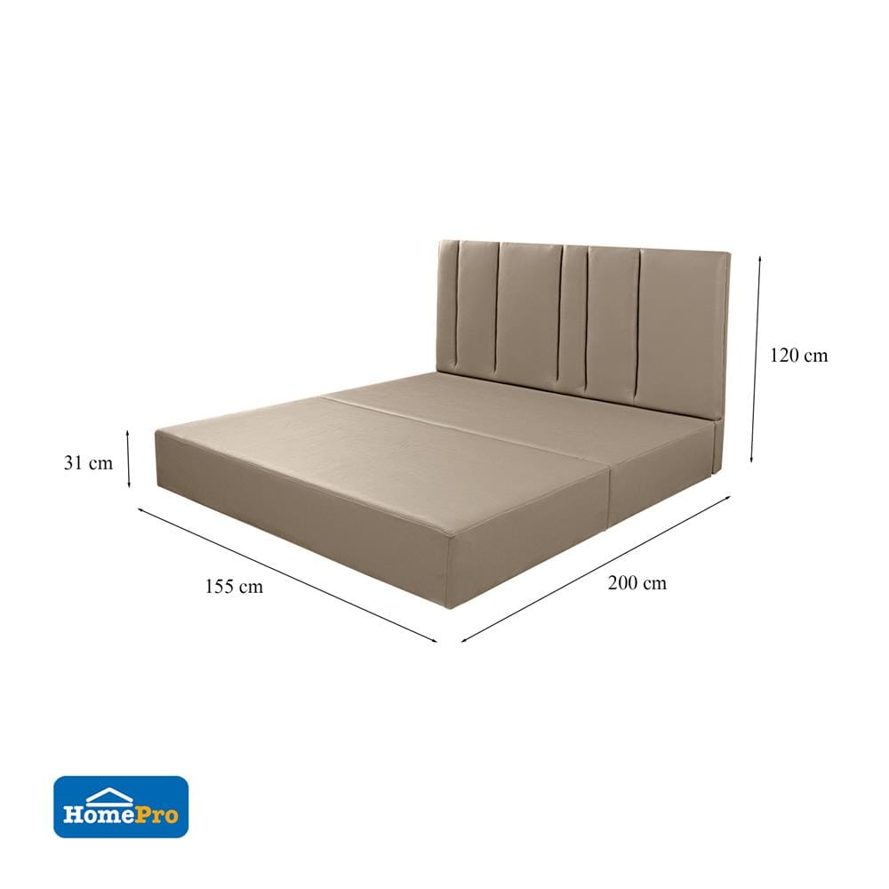 ฐานรองหัวเตียง 5 ฟุต HOME LIVING STYLE ARTHENA BEIGE