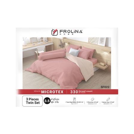ชุดผ้าปูที่นอน 3.5 ฟุต 3 ชิ้น FROLINA MICROTEX SF022_4