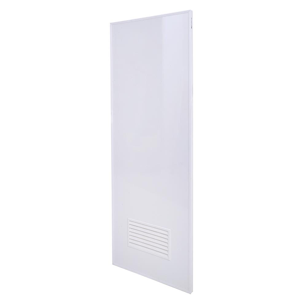 ชุดประตูห้องน้ำพร้อมวงกบ PVC AZLE AZ-P2 เกล็ดล่าง UV 70X200 ซม. สีขาว