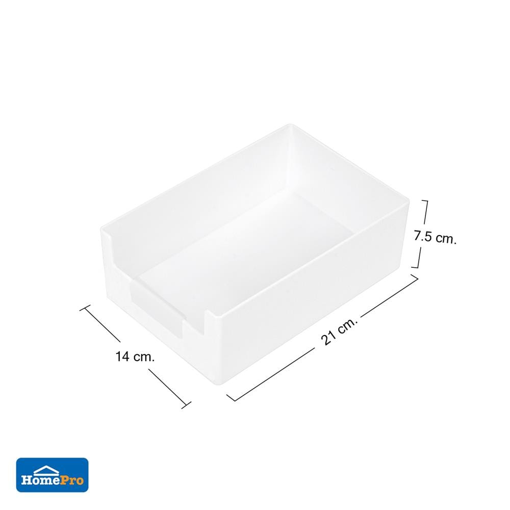 กล่องจัดระเบียบทรงเตี้ย KECH NEAT 14x21x7.5 ซม. ไซซ์ M