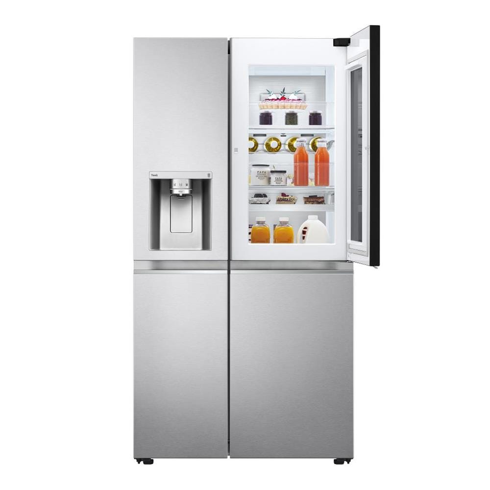ตู้เย็น SIDE BY SIDE LG GC-X257CSES 22.4 คิว สีเงิน