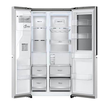 ตู้เย็น SIDE BY SIDE LG GC-X257CSES 22.4 คิว สีเงิน_4