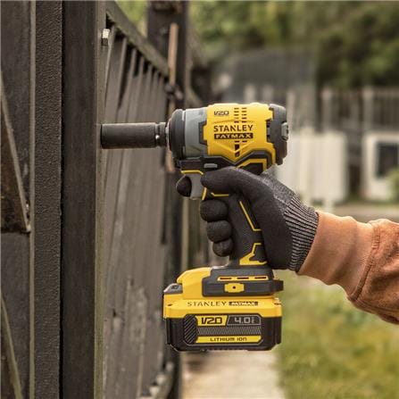 บล็อกกระแทกไร้สาย (พร้อมแบตเตอรี่) STANLEY SBW910M1K-B1 20 โวลต์_5