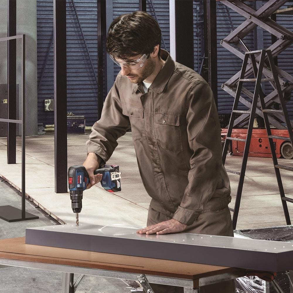 สว่านกระแทกไร้สาย (พร้อมแบตเตอรี่) BOSCH GSB18V-50 (2AH) 18 โวลต์