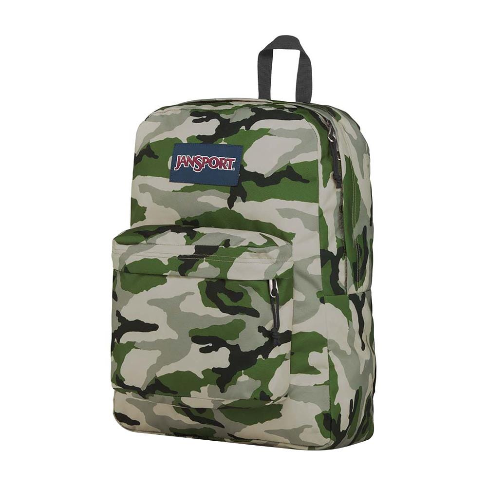 กระเป๋าเป้สะพายหลังหลากสี JANSPORT JS0A4QUT77R สีเขียวทหาร