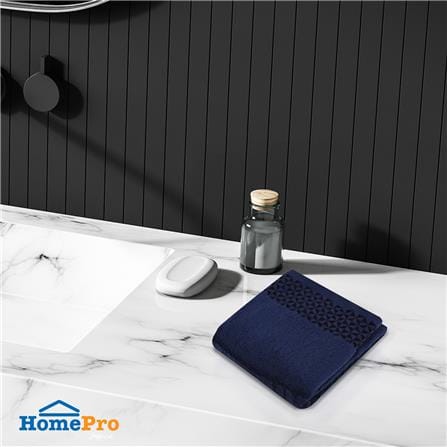 ผ้าขนหนู HOME LIVING STYLE MORGAN 30X60 นิ้ว สีน้ำเงินเข้ม_5