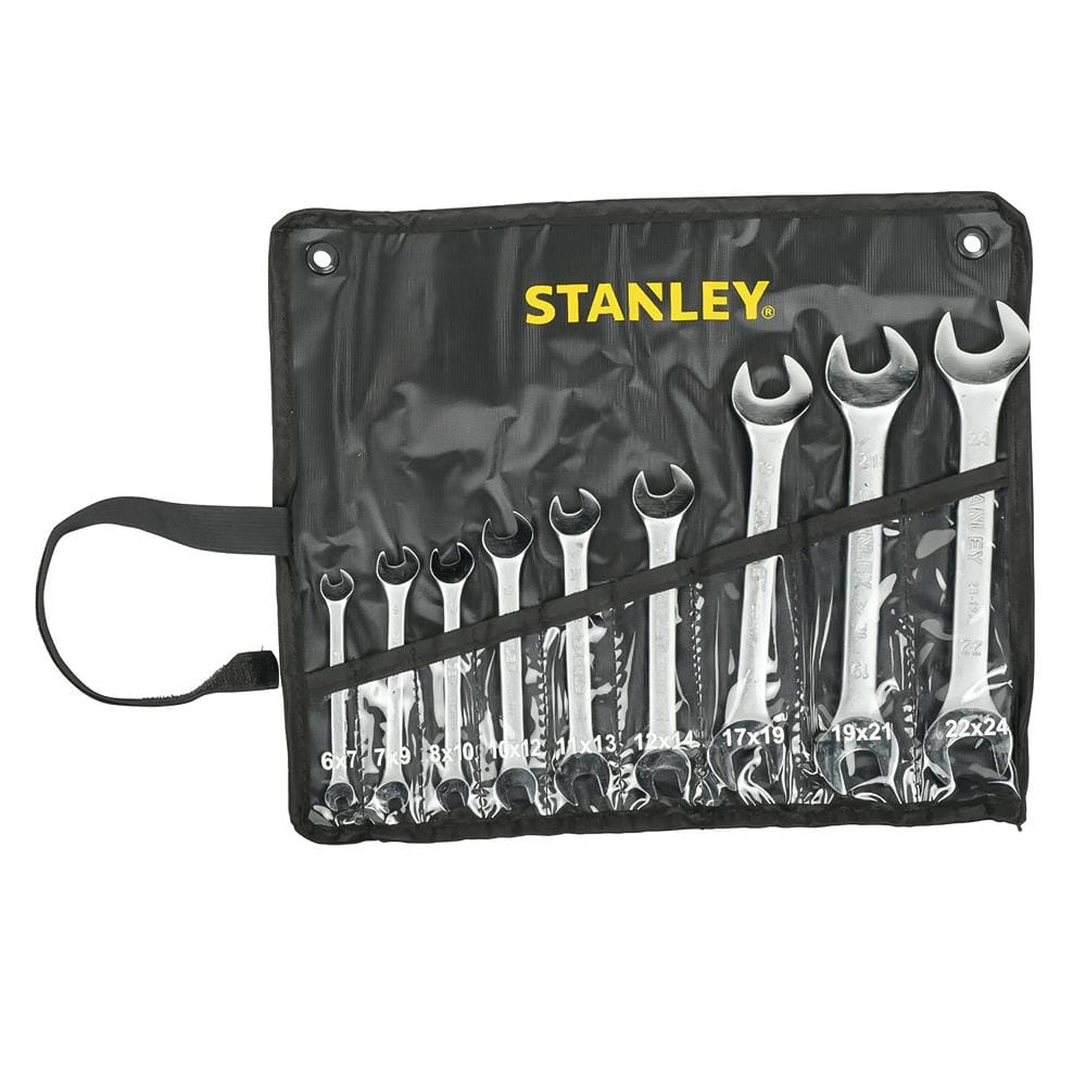 ชุดประแจปากตาย STANLEY แพ็ก 9 ชิ้น