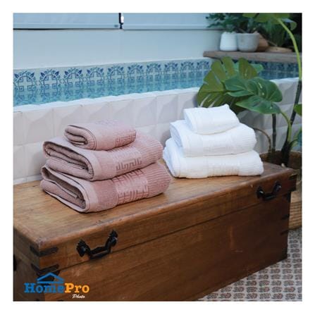 ผ้าขนหนู HOME LIVING STYLE CAMILA 27X54 นิ้ว สีขาว_7