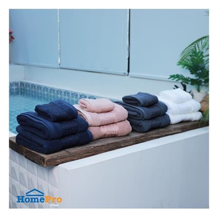 ผ้าขนหนู HOME LIVING STYLE CAMILA 16X32 นิ้ว สีขาว_6