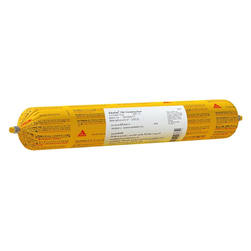 โพลียูรีเทนอุดรอย SIKA SIKAFLEX-740 CONSTRUCTION 600 มล. สีเทา