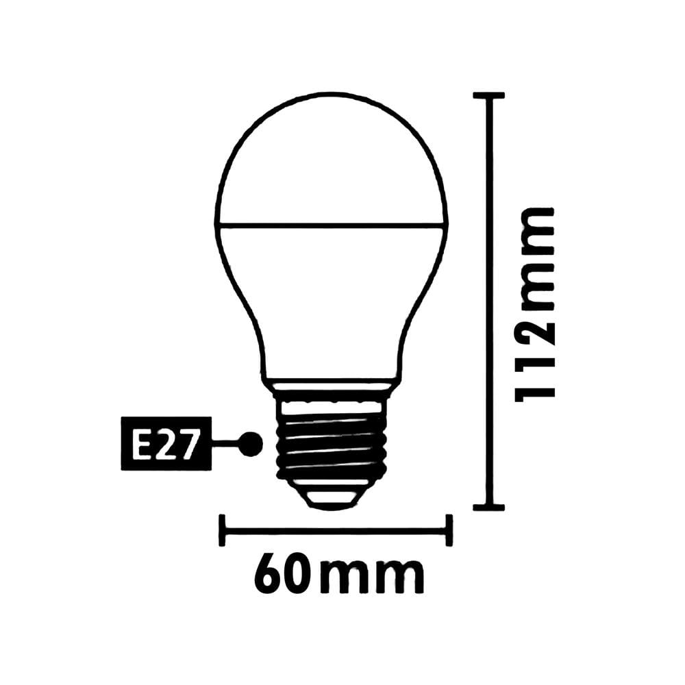 หลอด LED SYLVANIA BASIC PLUS 12 วัตต์ WARM WHITE E27