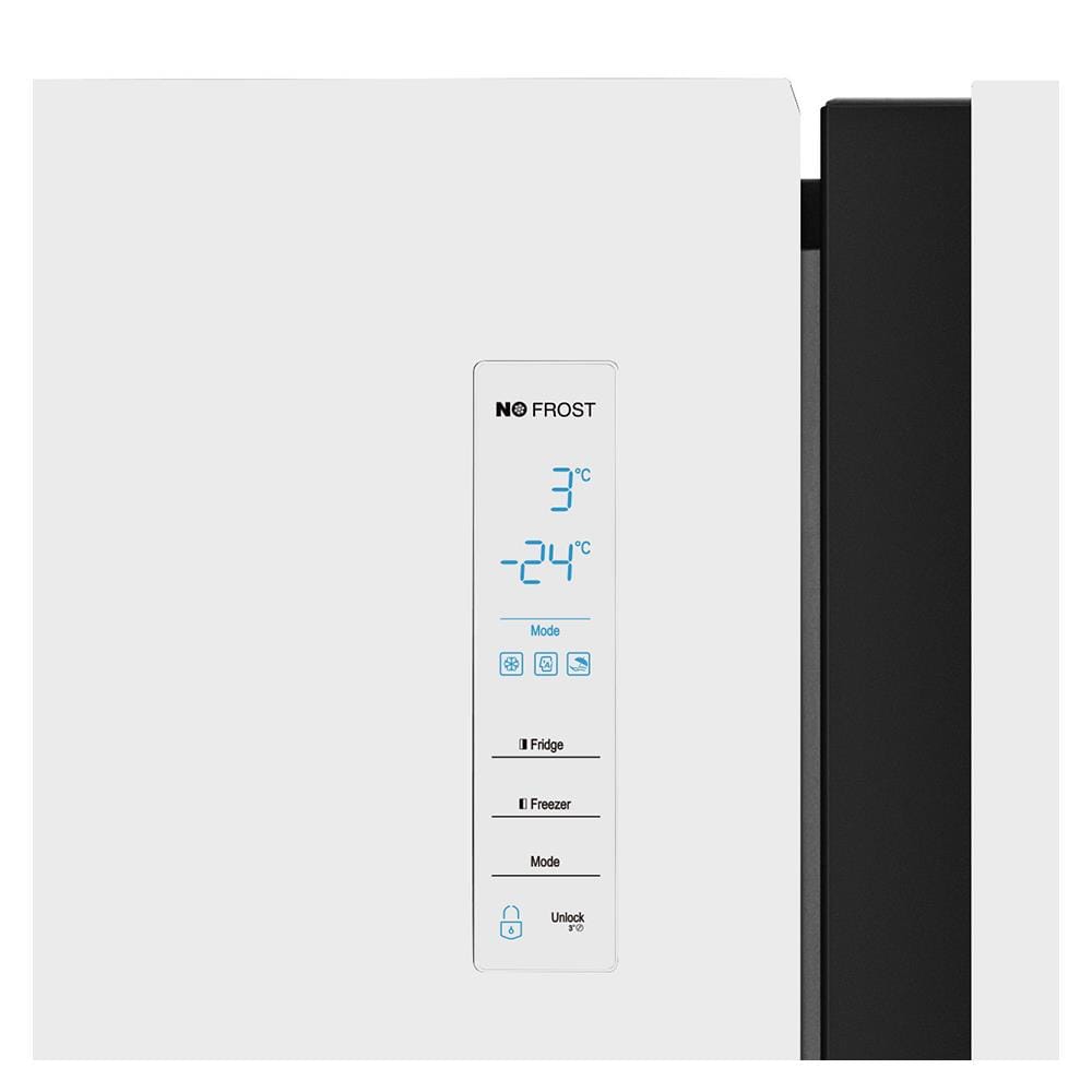 ตู้เย็น SIDE BY SIDE HISENSE RS670N4AW1 18.5 คิว สีขาว