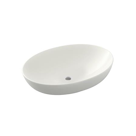 อ่างล้างหน้าวางบน TOTO LW1705 สีขาว
