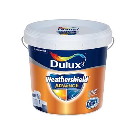 สีน้ำทาภายนอก ชนิดเนียน DULUX WEATHERSHIELD ULTIMA ADVANCE BASE D สีขาว 2.5 แกลลอน_0