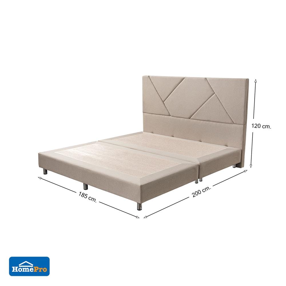 ฐานรองหัวเตียง 6 ฟุต HOME LIVING STYLE SCARLETT สีครีม