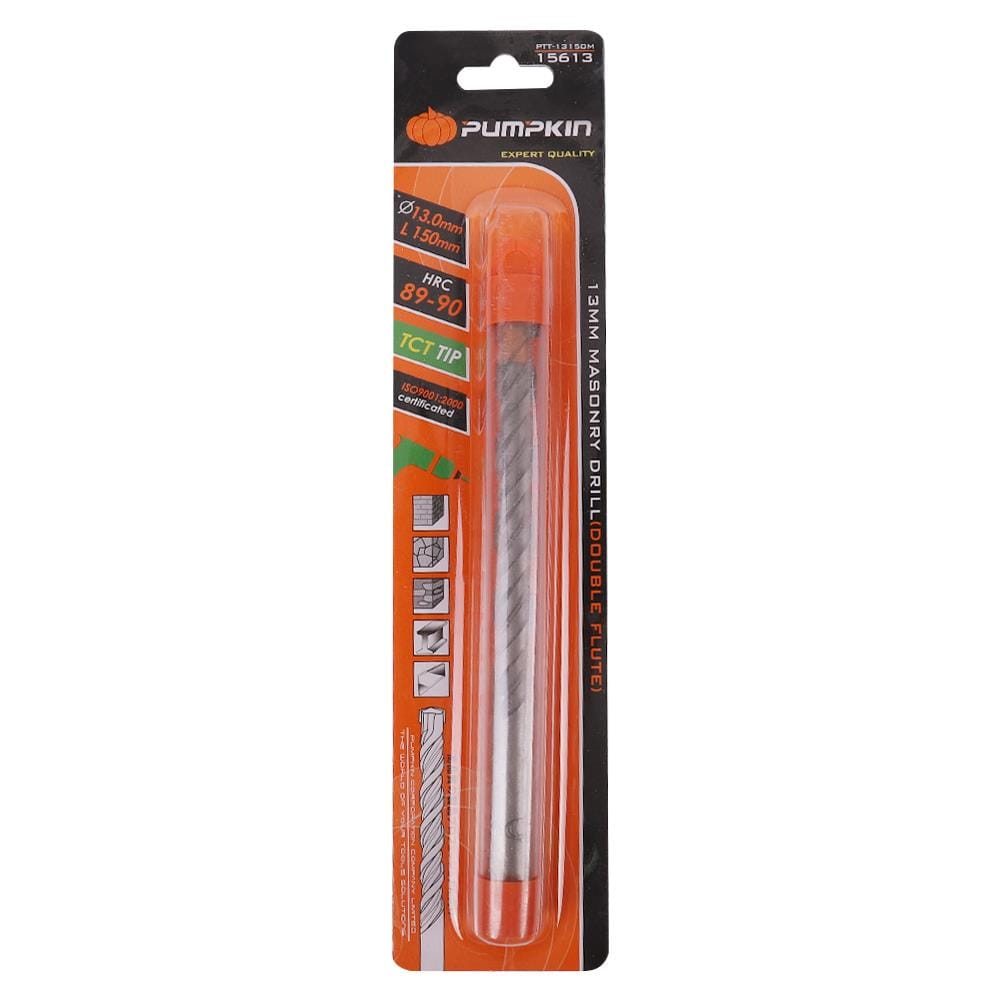ดอกเจาะคอนกรีต PUMPKIN STRAIGHT SHANK MASONRY DRILL BITS 13X150 มม.