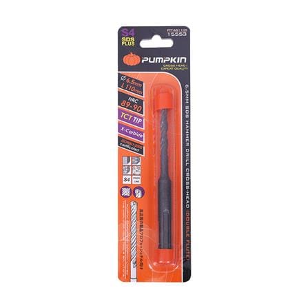 ดอกเจาะคอนกรีต PUMPKIN SDS X-CARBIDE ROTARY DRILL BITS 6.5X110 มม._2