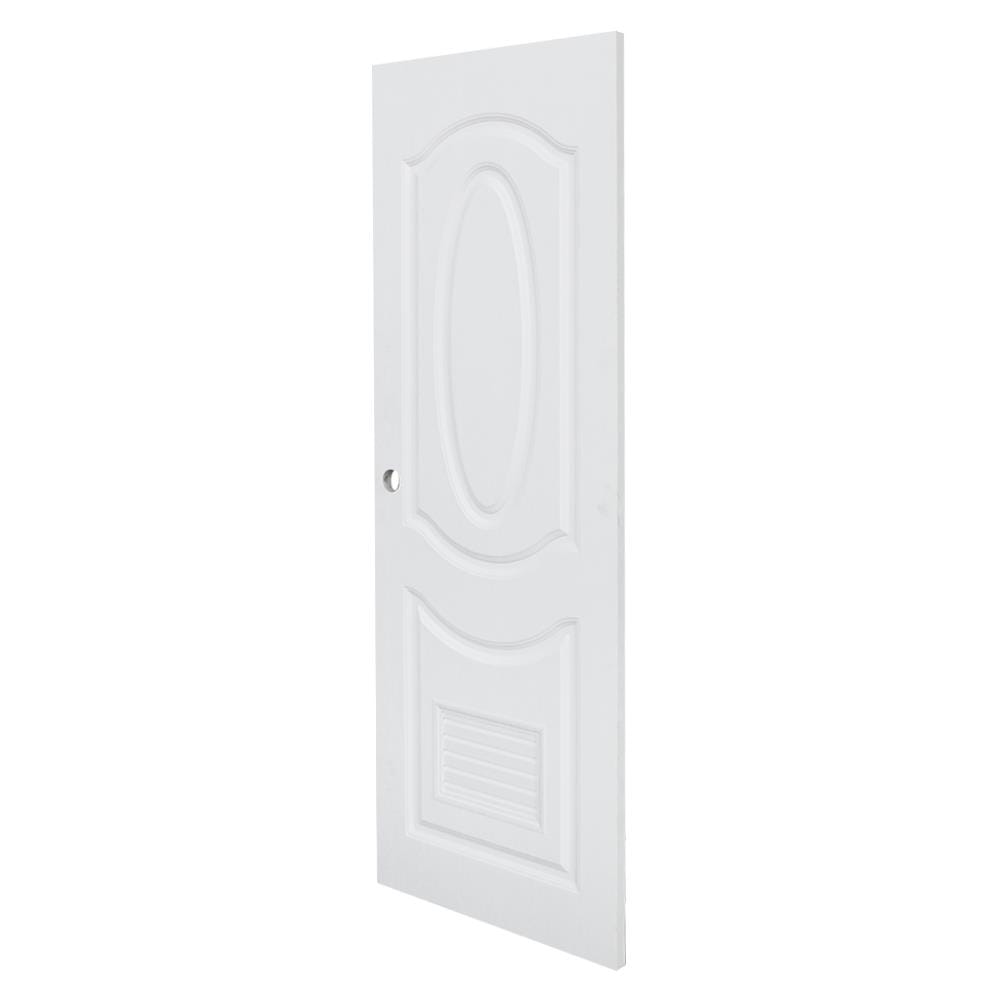 ประตูห้องน้ำ UPVC MODERNWOOD REVO MLIR002 70X200 ซม. สีขาว เจาะลูกบิด
