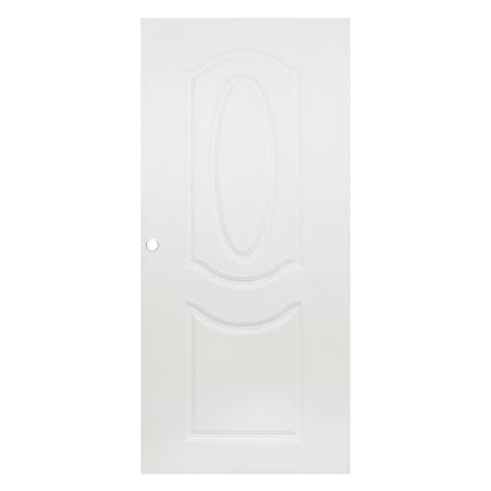 ประตูภายนอก UPVC MODERNWOOD REVO MWR002 90X200 ซม. สีขาว เจาะลูกบิด_0