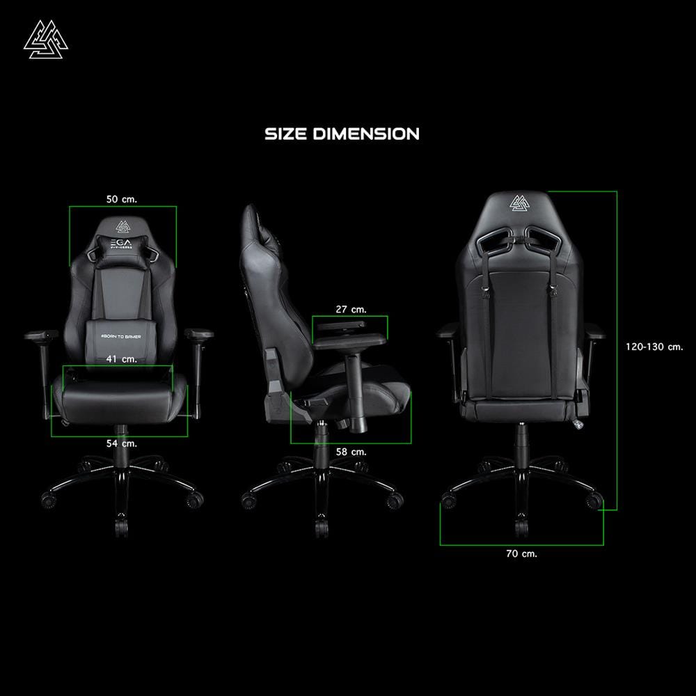เก้าอี้เกมมิ่ง EGA TYPE-G6 สีแดง