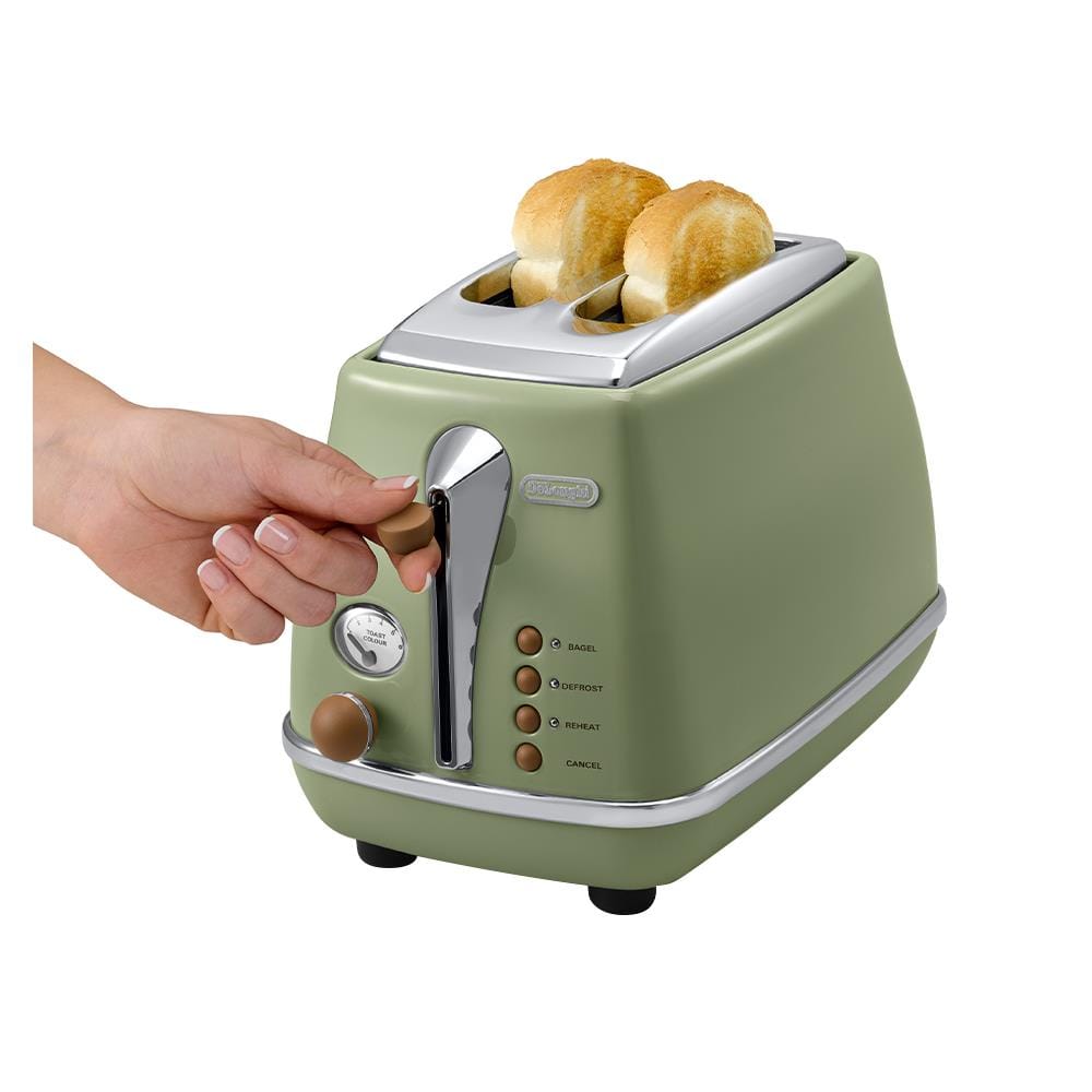 เครื่องปิ้งขนมปัง DELONGHI CTOV2103 สีเขียว