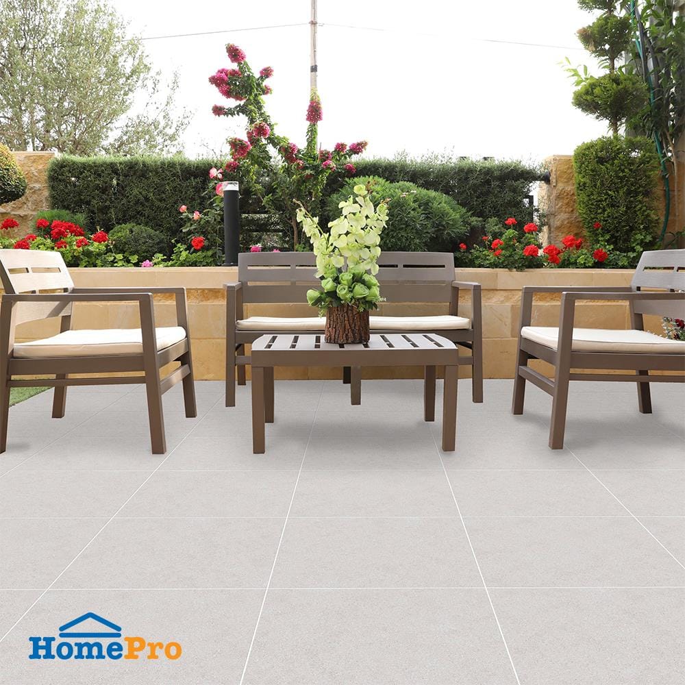 กระเบื้องพื้นพอร์ซเลน 60x60 ซม. CERGRES อเล็กซี่ ไลท์เกรย์ A 1.44 ตร.ม.