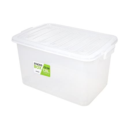 กล่องเก็บของ STACKO CS120L 79.5x52.6x42.7 ซม. สีใส_0