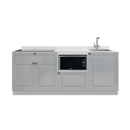 ครัวไม้สำเร็จ STARMARK ALICE_BASE_H_R 211 ซม.