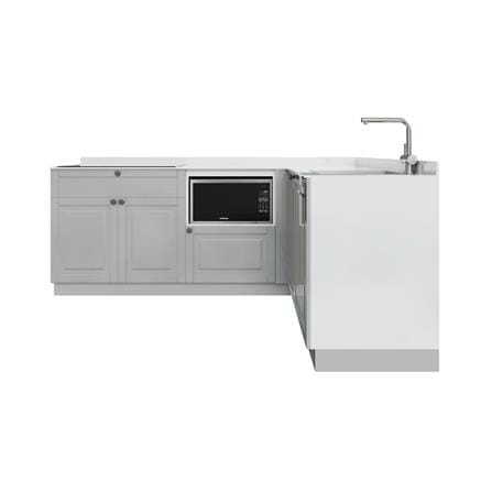 ครัวไม้สำเร็จ STARMARK ALICE_BASE_H_R_L 220 ซม.