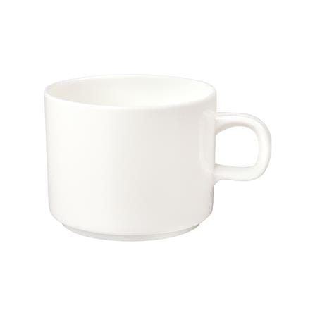 ชุดถ้วยกาแฟเมลามีน KEYWAY 300 มล. สีครีม_2
