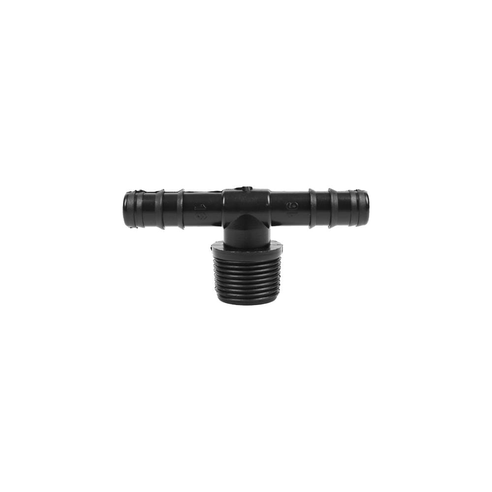 สามทางเกลียวนอก PE TOWAI 16X3/4นิ้วX16 มม. สีดำ แพ็ก 10 ชิ้น