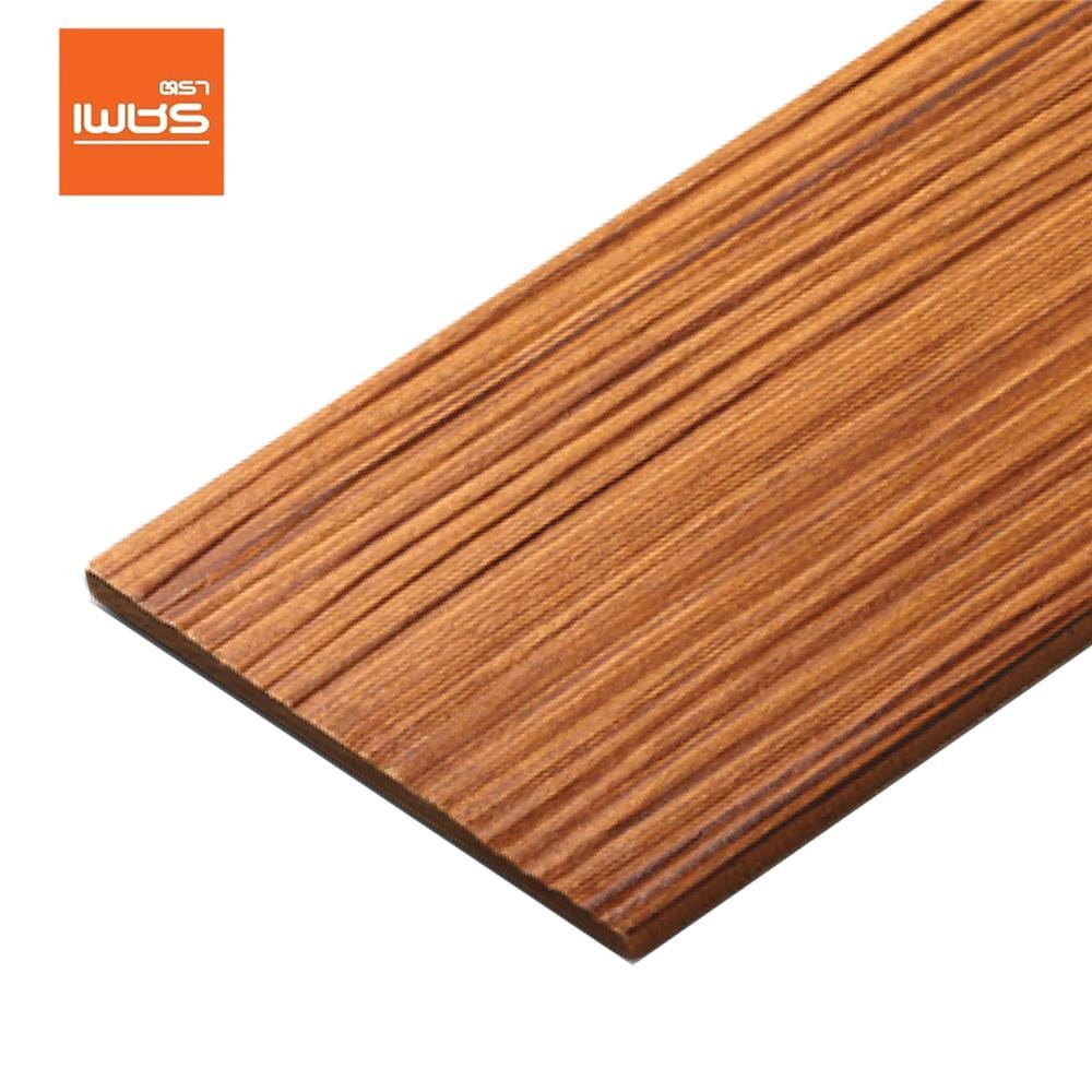 ไม้ฝา ตราเพชร 15x300x0.6 ซม. สีสักเศรษฐี