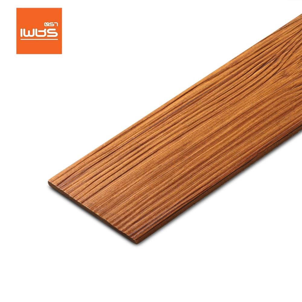 ไม้ฝา ตราเพชร 20x300x0.8 ซม. สีสักเศรษฐี