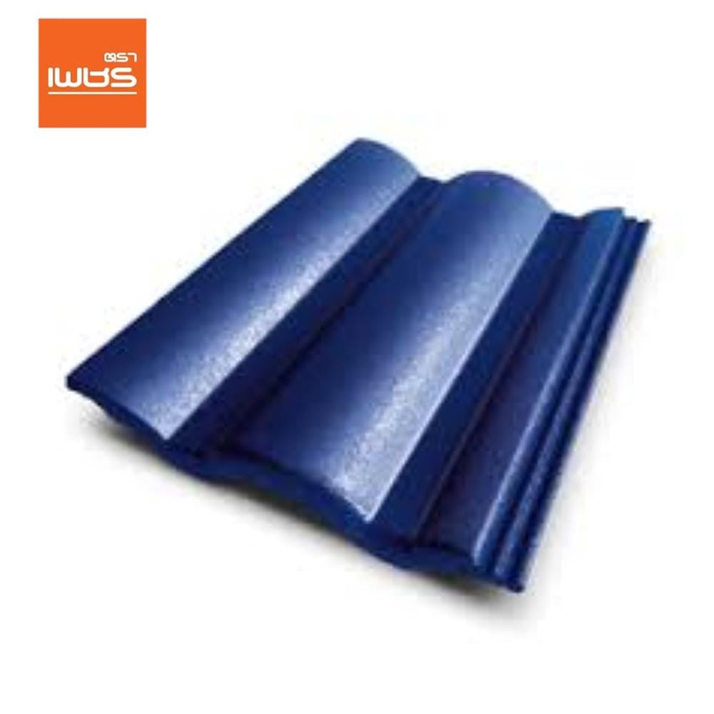 กระเบื้องหลังคาคอนกรีต ตราเพชร CT เพชร 33x42 ซม. สีน้ำเงินไตรรงค์