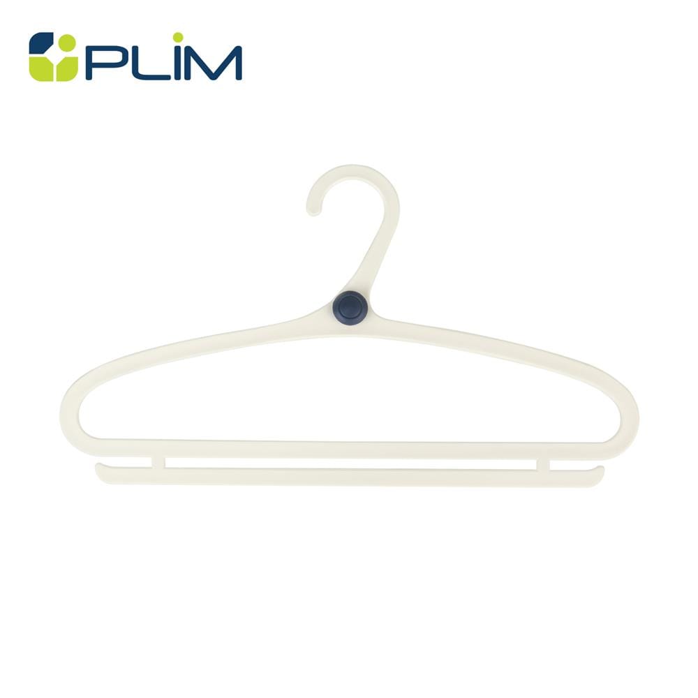 ไม้แขวนเสื้อ PLIM S0410W สีขาว แพ็ก 4 ชิ้น