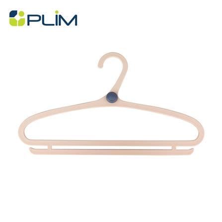 ไม้แขวนเสื้อ PLIM S0410P สีชมพู แพ็ก 4 ชิ้น_0