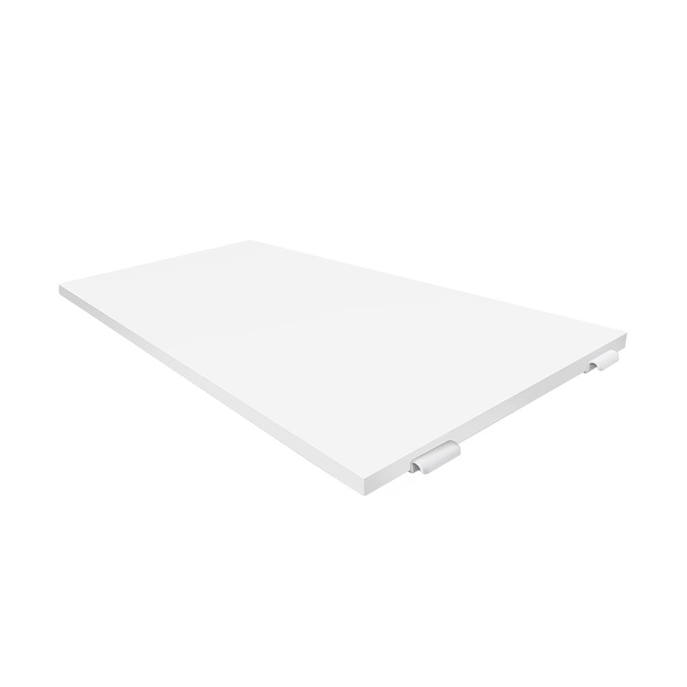 แผ่นชั้นไม้เมลามีน STACKO COZI 60x30x1.6 ซม. สีขาว