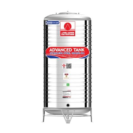 ถังเก็บน้ำสเตนเลส ก้นนูน ADVANCED AVH 2000 ลิตร_0