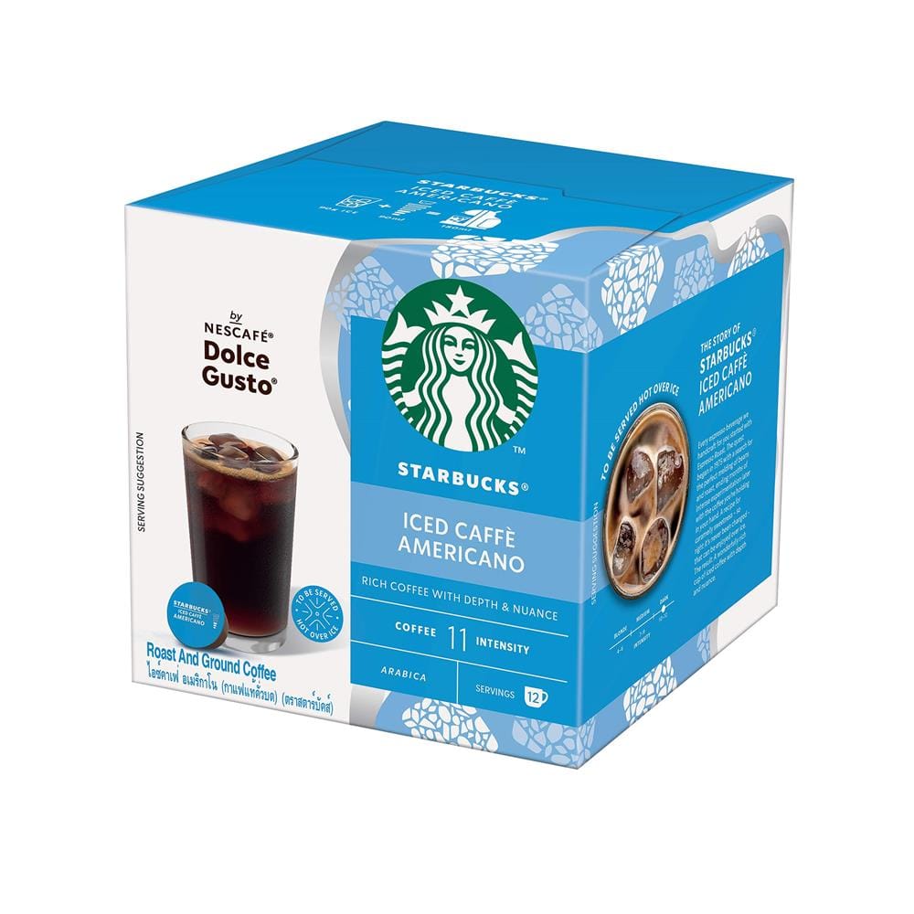 แคปซูลเครื่องชงกาแฟ NESCAFE DOLCE GUSTO STARBUCKS ICE AMERICANO