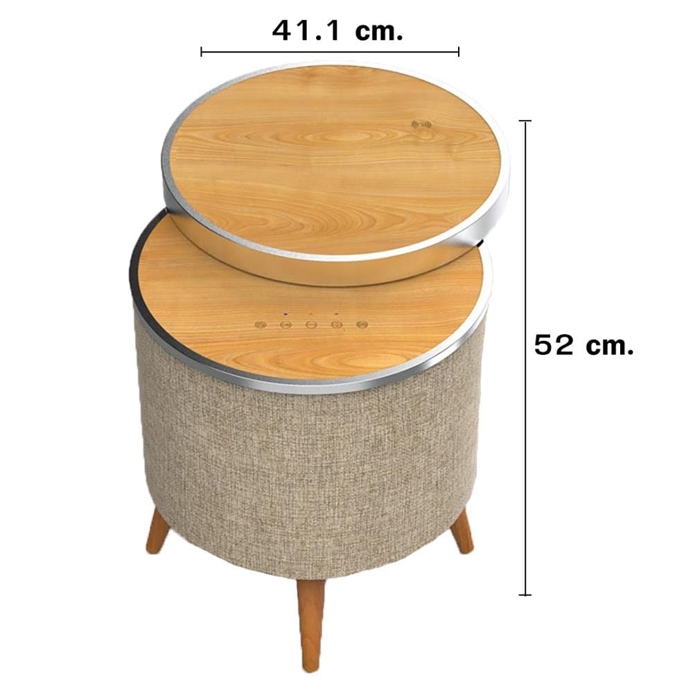 โต๊ะข้างอัจฉริยะ RAGGIO STC-420 สี ASHTREE