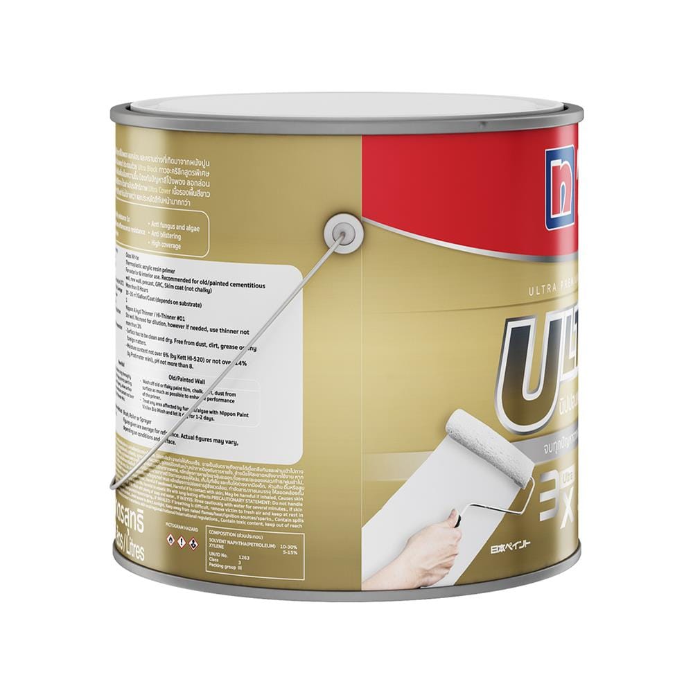 สีรองพื้นอเนกประสงค์ ชนิดเงา NIPPON PAINT ULTRA BLOCK SEALER PRIMER 1 แกลลอน