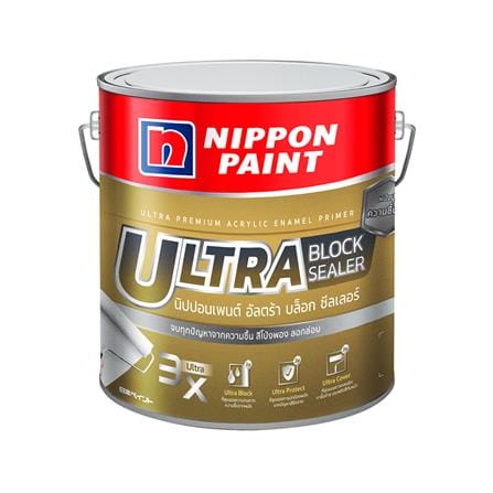 สีรองพื้นอเนกประสงค์ ชนิดเงา NIPPON PAINT ULTRA BLOCK SEALER PRIMER 1 แกลลอน_0